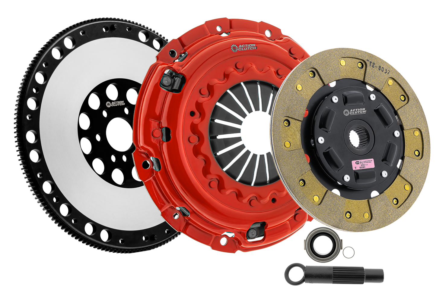 Action Clutch ACR-1817-FW Stage 2 Clutch Kit (1KS) for Subaru WRX 2018-2021 2.0L DOHC (FA20DIT) Turbo AWD Includes Lightweight Flywheel
