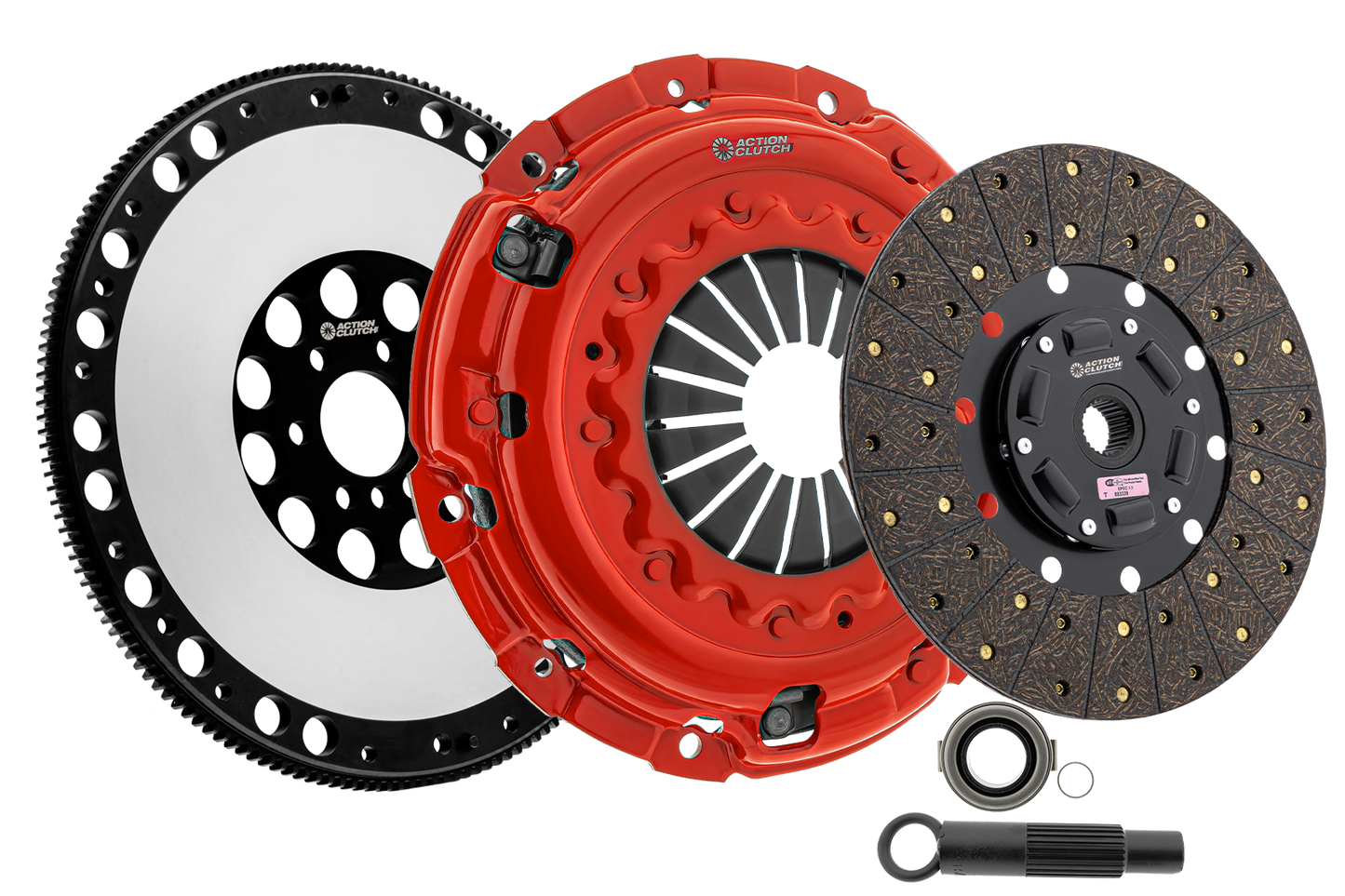 Action Clutch ACR-1865 Stage 1 Clutch Kit (1OS) for Subaru Outback XT 2005-2009 2.5L DOHC (EJ255) Turbo AWD Includes Lightened Flywheel