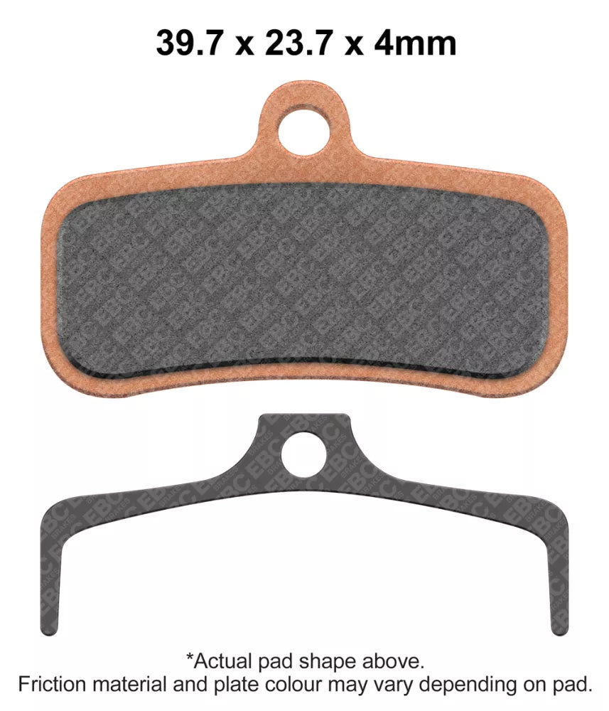 EBC Shimano Deore XT M8100 Green Grade Resin Bicycle Brake Pads