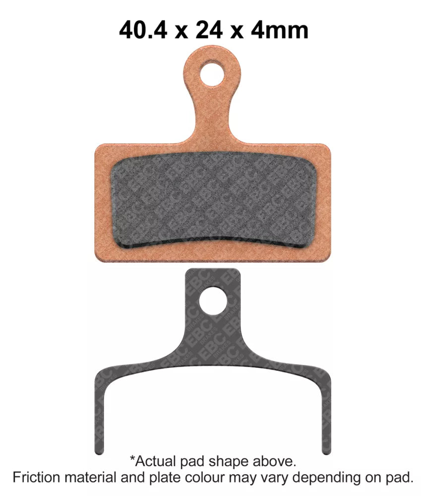 EBC Shimano XTR/XT/SLX Gold Grade Sintered Bicycle Brake Pads