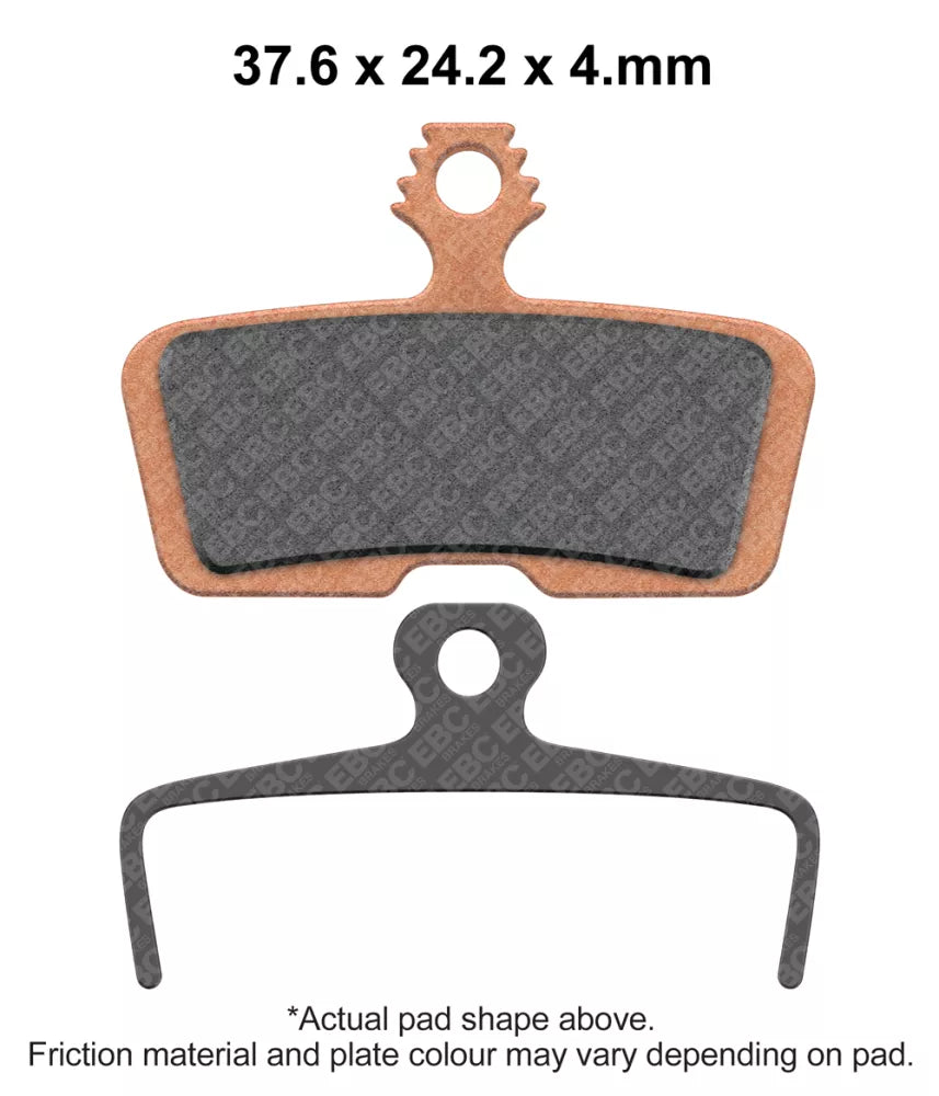 EBC 11-12 Avid Code/Code R Brakes Gold Grade Sintered Bicycle Brake Pads
