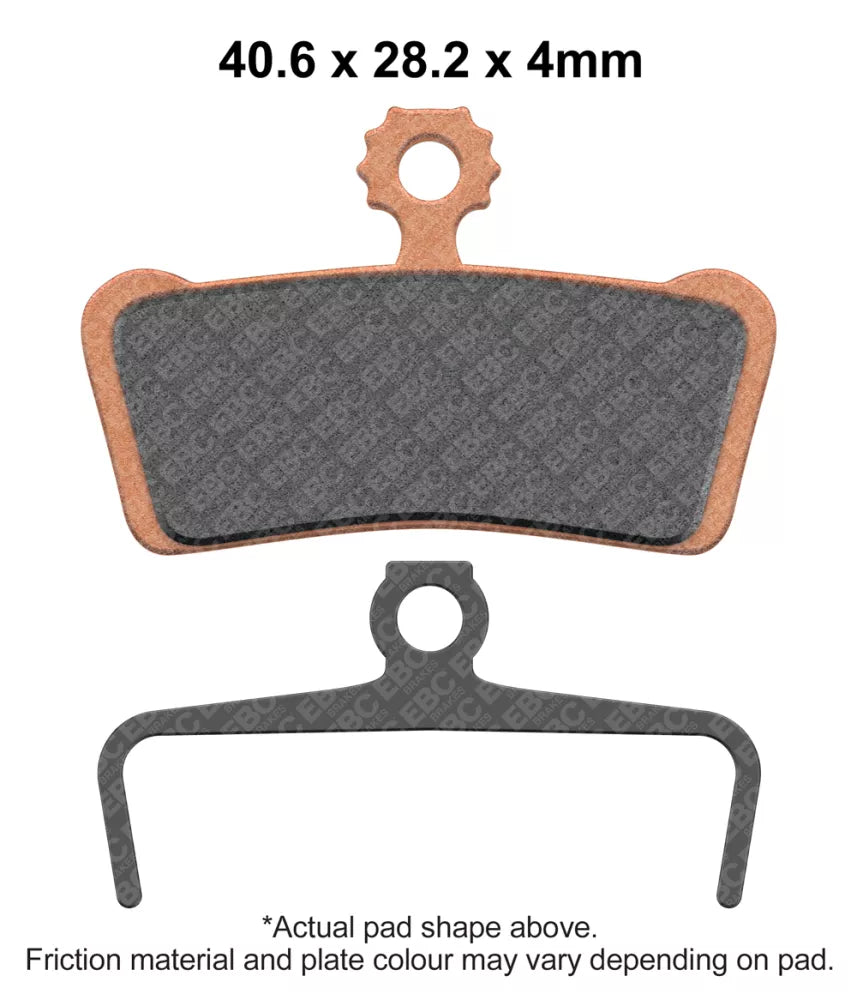 EBC Avid X0 Trail Brakes Gold Grade Sintered Bicycle Brake Pads