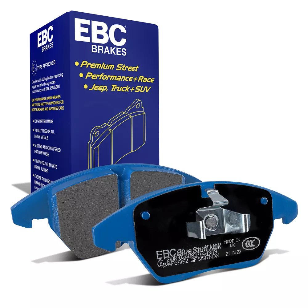 EBC 06-13 Audi A3 2.0T (Girling Rear Caliper) Bluestuff Front Brake Pads