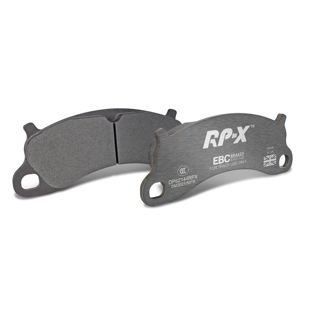 EBC Racing 12-15 Porsche 911 (991) Carrera S 3.8L (Cast Iron Rotor Only) RP-X Front Brake Pads