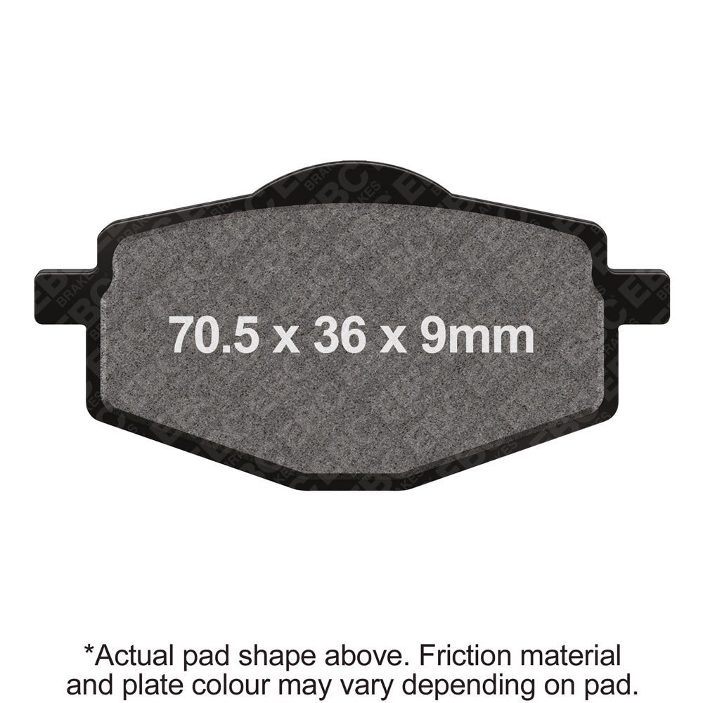 EBC 90-92 Yamaha RT 180 Front Left/Right R Series Sintered Brake Pads