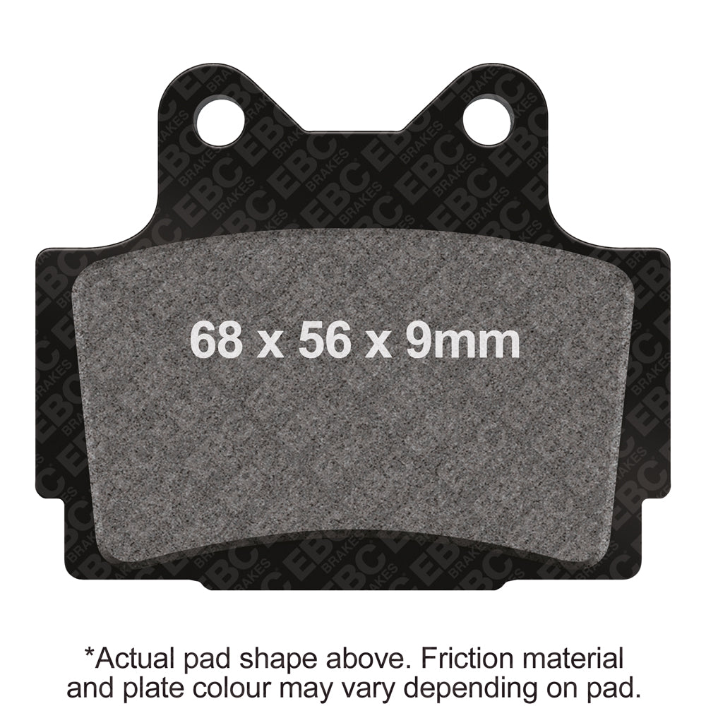 EBC 88-89 Yamaha FZR 400 Rear Left Semi-Sintered Vee Brake Pads