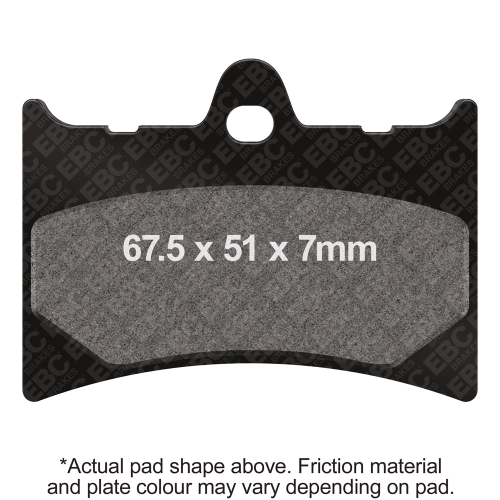 EBC 92-97 Moto-Guzzi Quota 1000 Front Left/Right Sintered HH/R Brake Pads