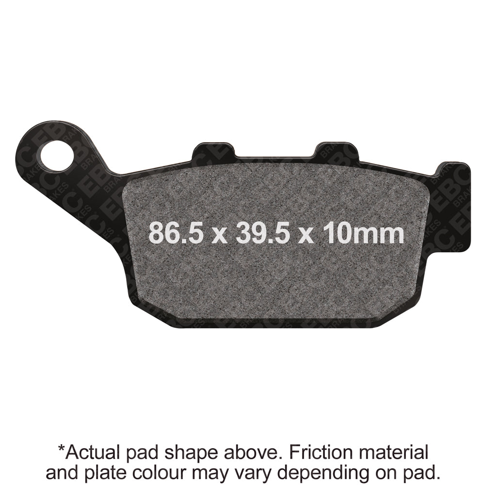 EBC 89-90 Honda CB 400 F CB-1 Rear Left/Right FA-SFA-TT-X Brake Pads