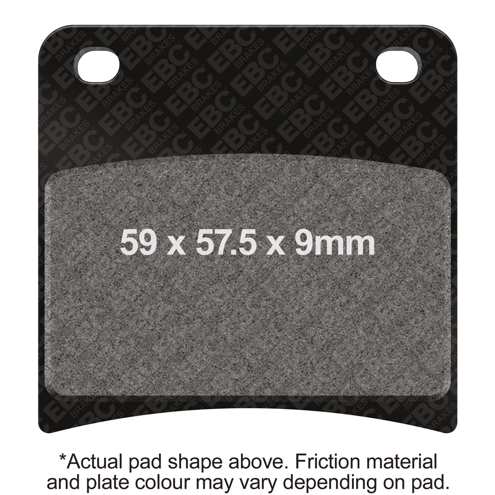 EBC 1986 Suzuki GV 1400 Cavalcade (From Frame No. 103765) Front Left/Right Semi-Sint Vee Brake Pads