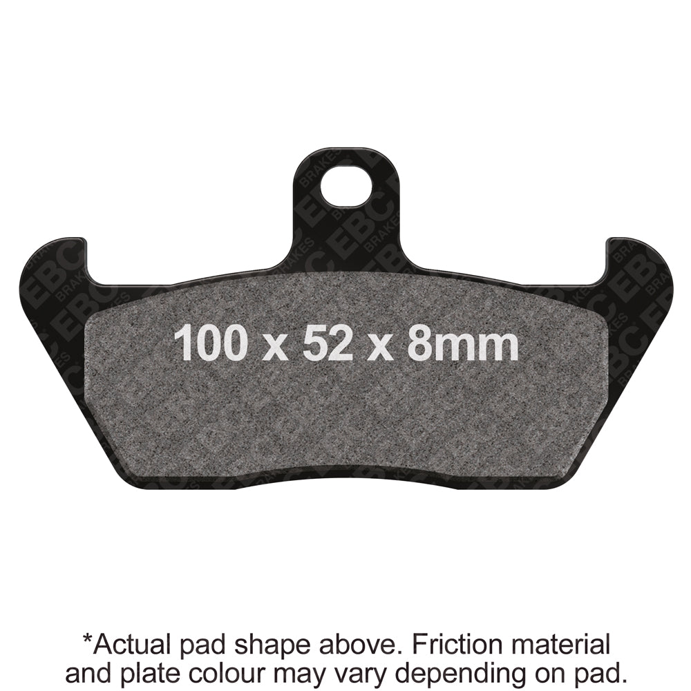 EBC 86-87 Cagiva Elefant 650 Rear Left FA-SFA-TT-X Brake Pads