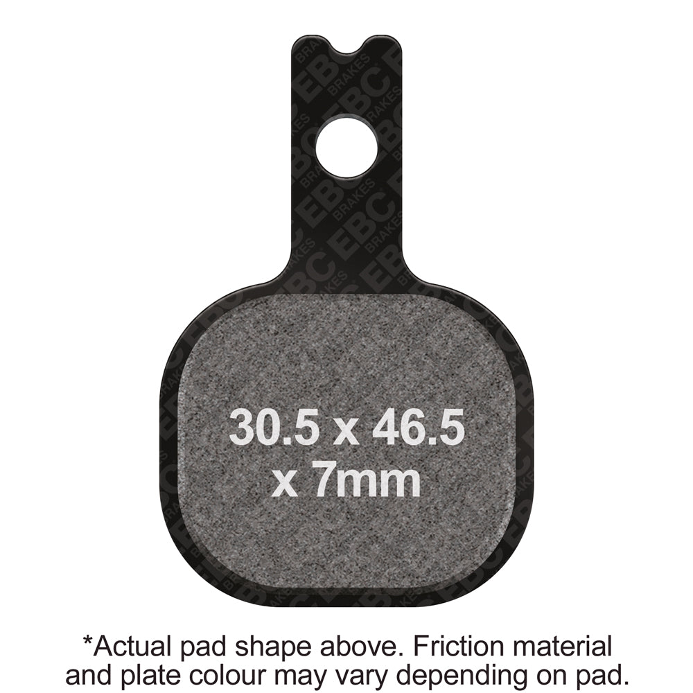 EBC ISR Calipers 22-034 (6 Piston Small) Front Organic Brake Pads