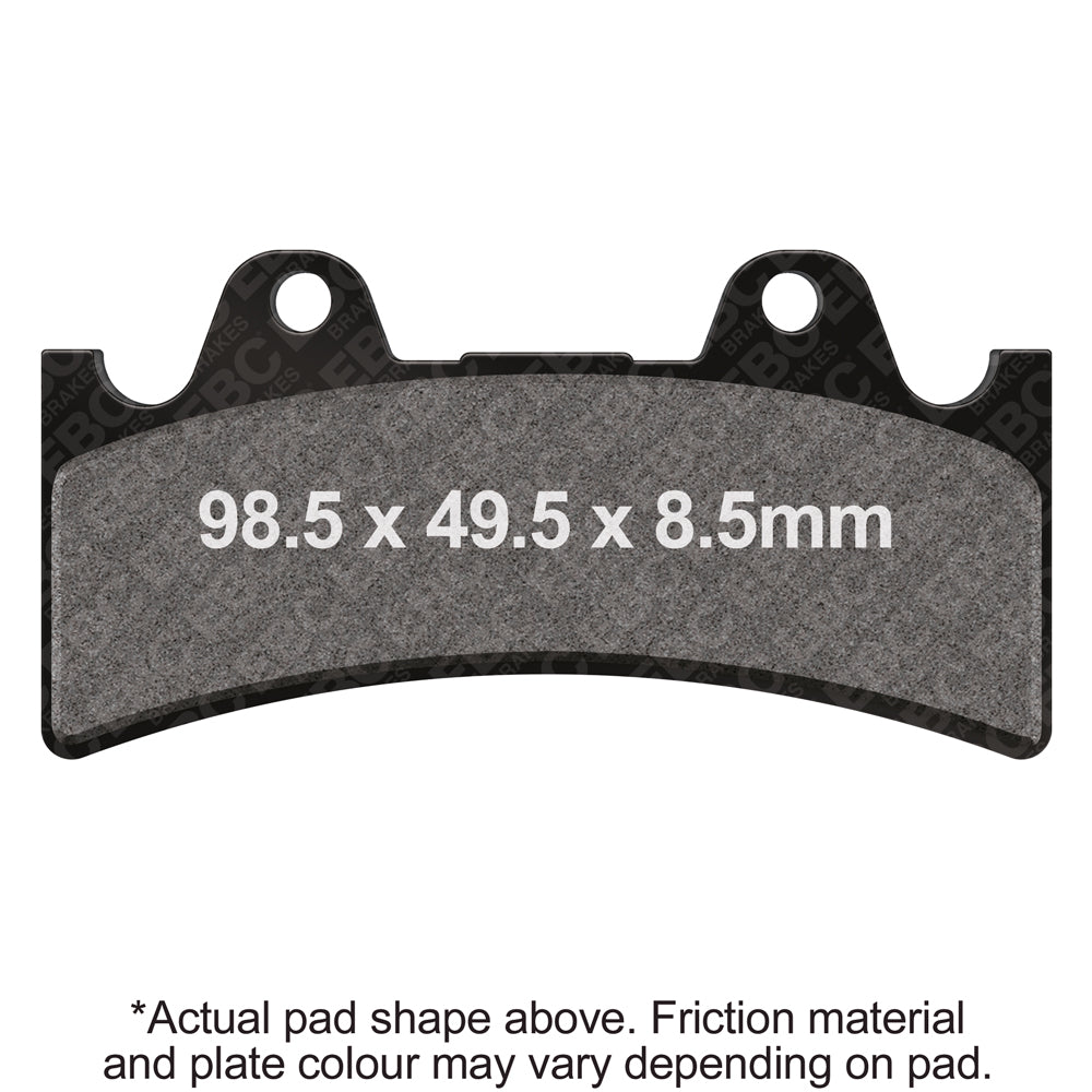 EBC Jaybrake Calipers J-Six (300-64) (6 Piston) Organic Brake Pad