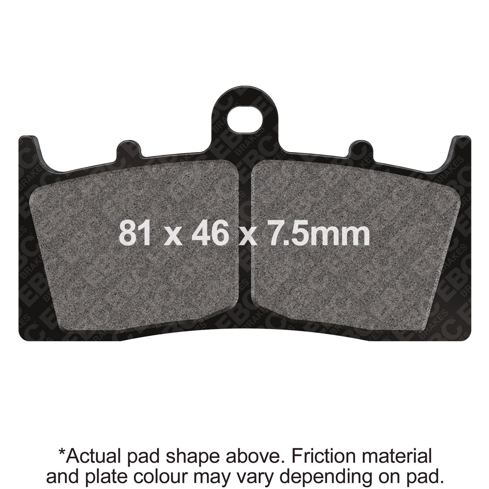 EBC 00-07 BMW K 1200 LT Evo (w/ABS/Loose Bobbin Type) Front Left/Right Sintered HH Brake Pads