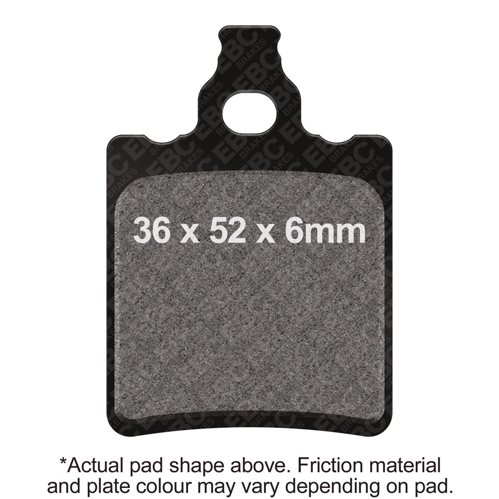 EBC 2000 KTM SX 60 Rear Left R Series Sintered Brake Pads
