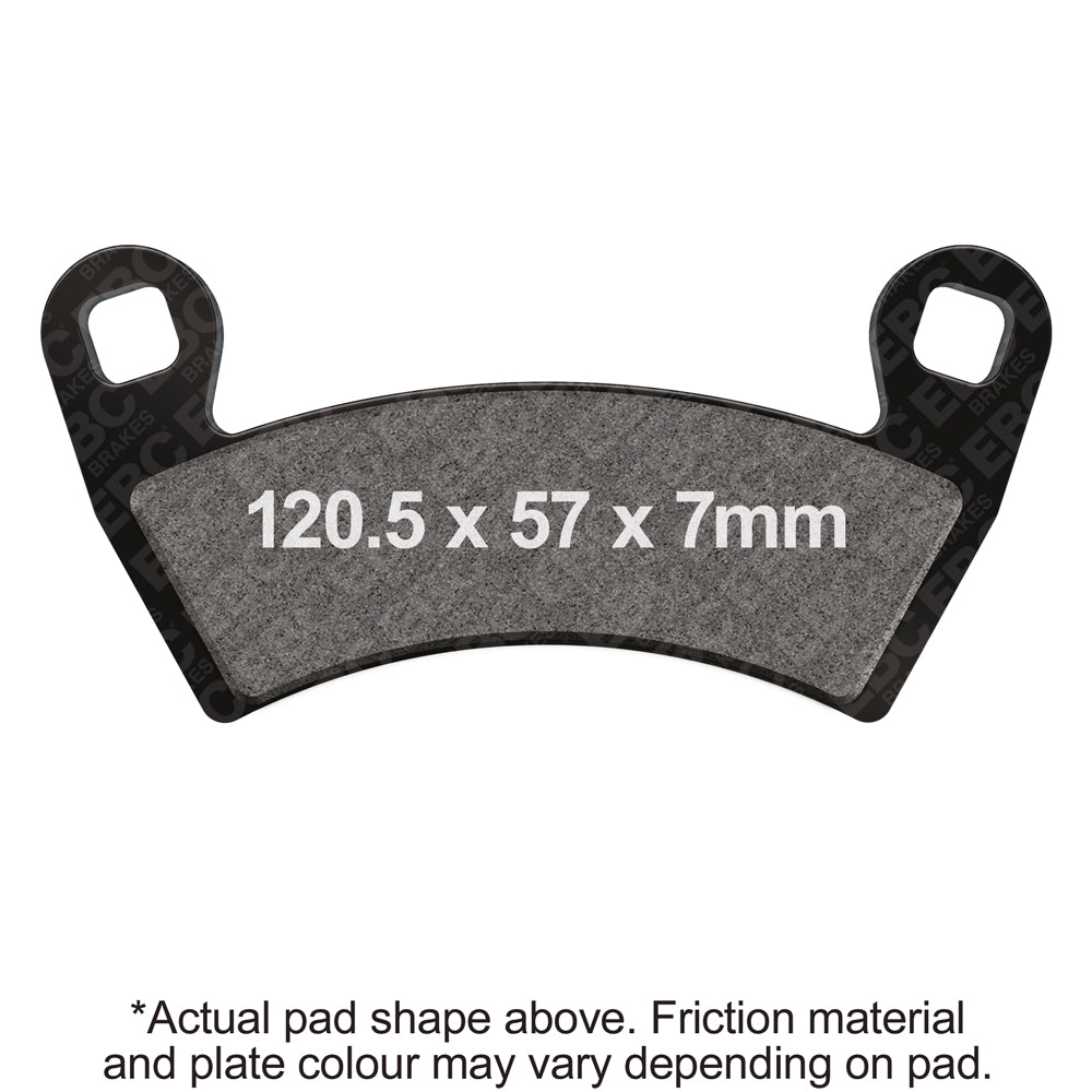 EBC 16-20 Polaris General 1000 EPS (2 Seater)Front Left/Right R Series Sintered Brake Pads
