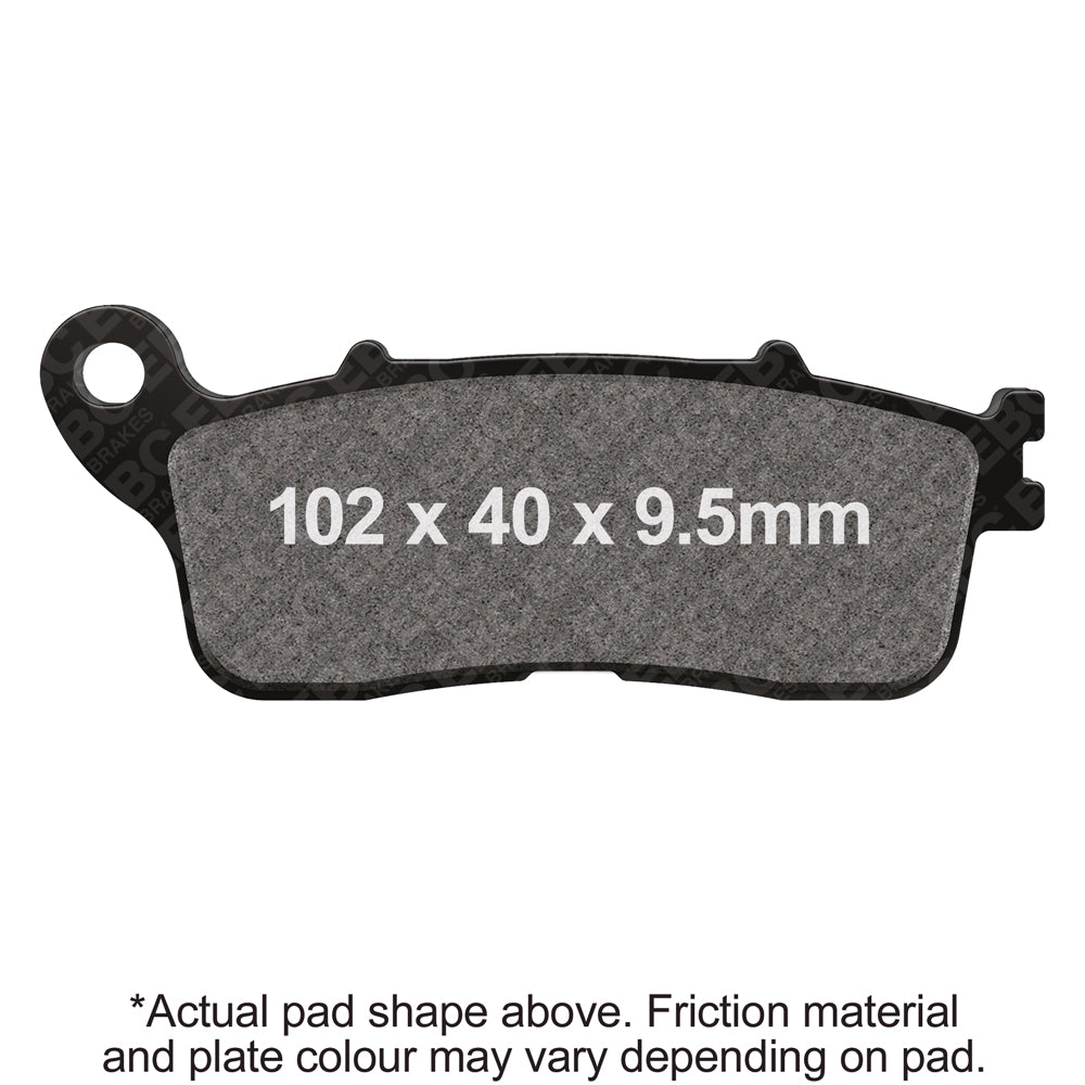 EBC 10-14 Honda VFR 1200 FD Automatic Transmission Model Rear Left Sintered R/HH Brake Pads