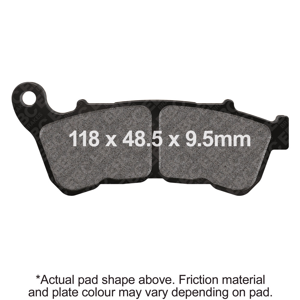 EBC 14-15 H-D Sportster XL 883 R Roadster (w/Laced Wheel) Frt Lft/Rght FA-SFA-X Brake Pads