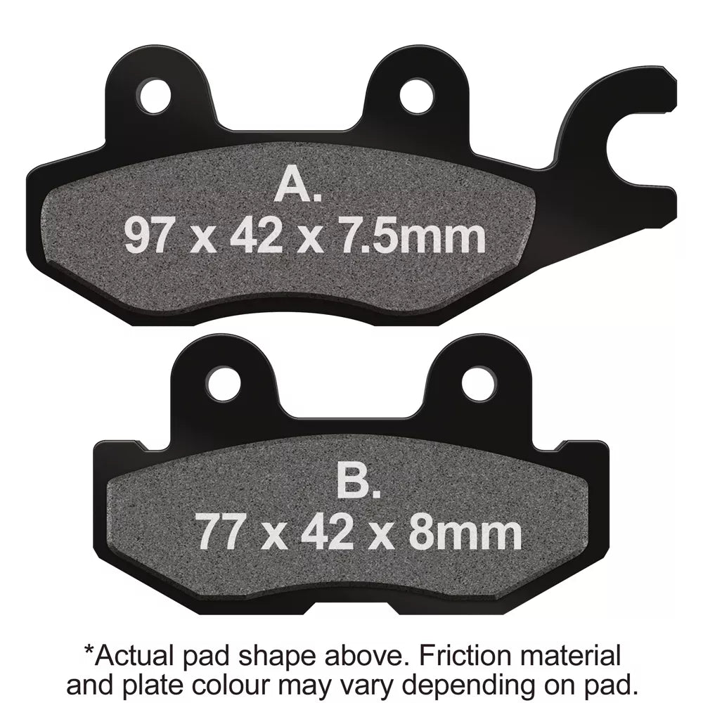 EBC 13-15 Coleman Powersports Outfitter 400 Front Left R Series Sintered Brake Pads