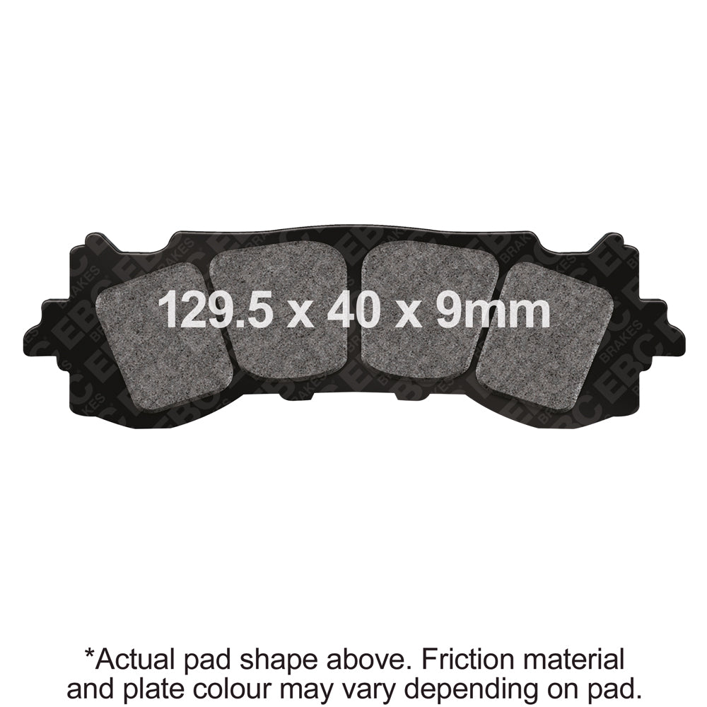 EBC 18-24 Honda GL 1800 Goldwing Manual Front Left/Right Semi-Sintered V Brake Pads