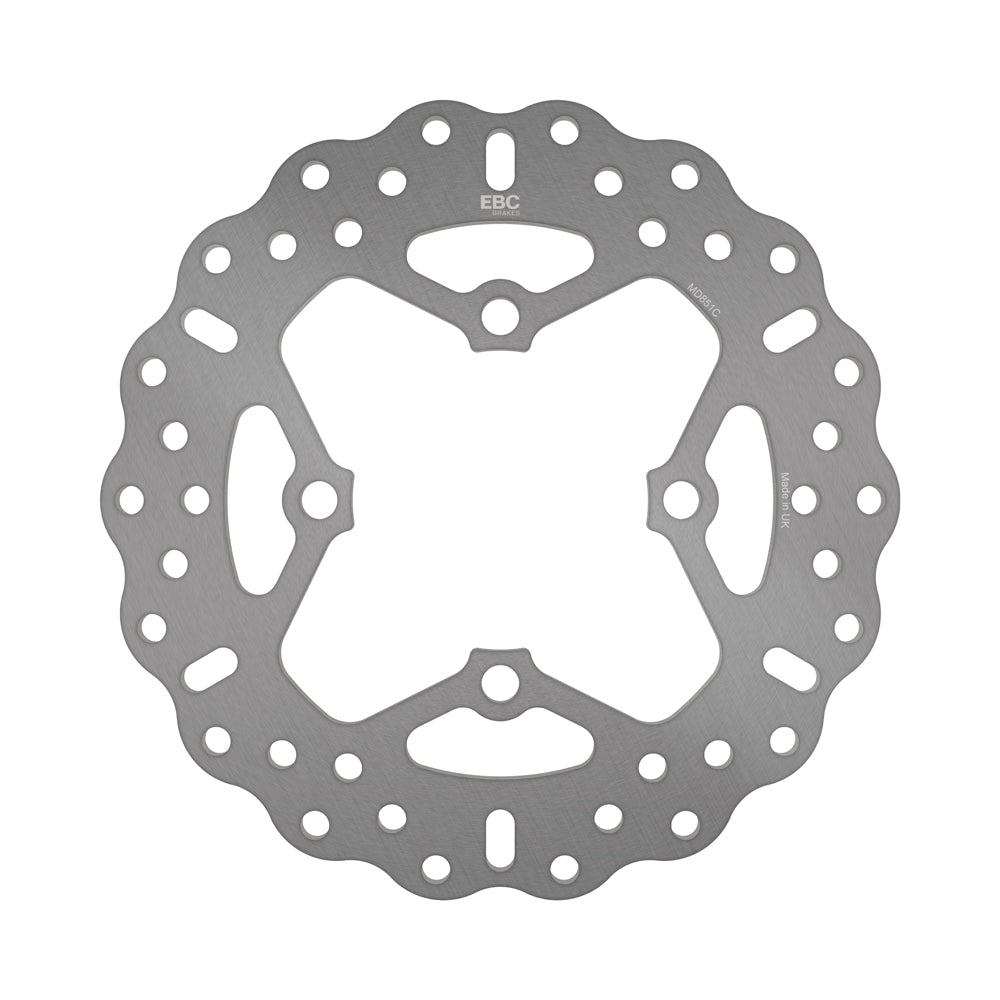 EBC 13-17 Triumph Hinckley Daytona 675 (w/Brembo Rear/Incl ABS) Rear Left Contour Rotor