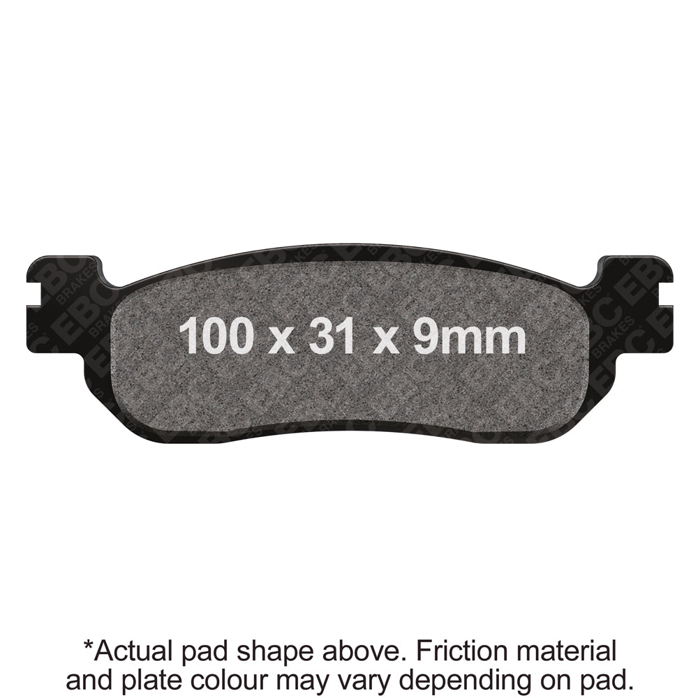 EBC 99-02 Yamaha T 105 E Crypton R 5AM4 Front Left Sintered HH/R Brake Pads