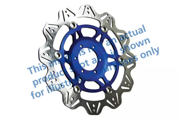 EBC 99-00 Honda CBR 600 F4 Carb Model Front Left/Right Vee Floating Blue Rotor