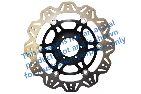EBC 98-99 Honda CBR 900 RR Fireblade Front Left/Right Vee Floating Black Rotor