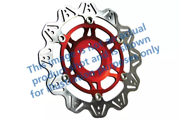 EBC 98-99 Honda CBR 900 RR Fireblade Front Left/Right Vee Floating Red Rotor