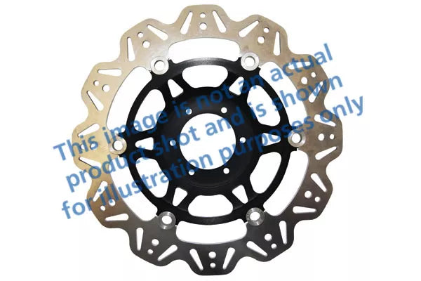 EBC 09-14 Yamaha XVS 950 V-Star 950 Front Left/Right Vee Floating Black Rotor