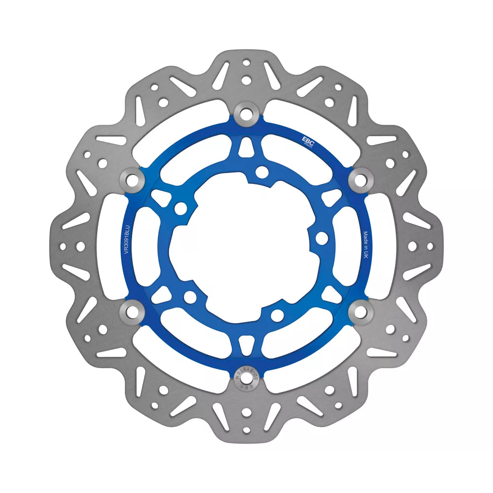 EBC 06-07 Suzuki GSX-R 600 Tokico Radial Caliper Front Left/Right Vee Floating Blue Rotor