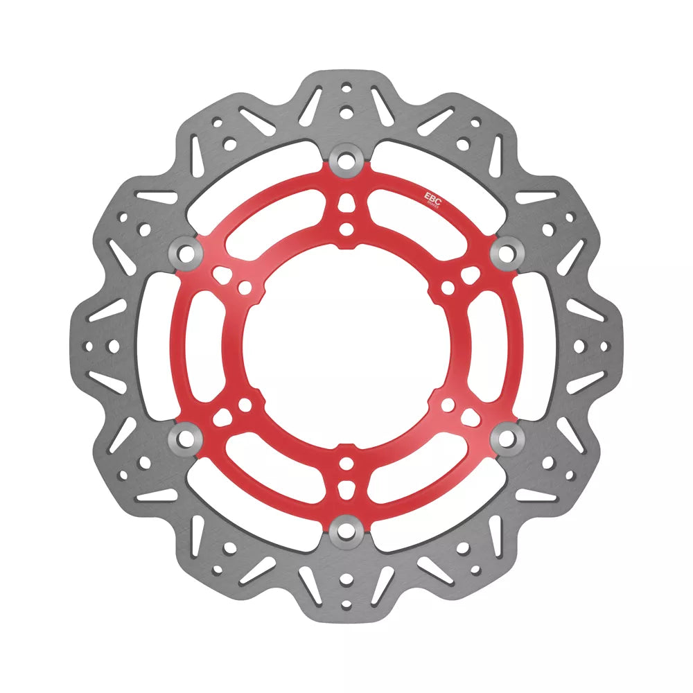 EBC 16-20 Suzuki GSX-S 1000 L Front Left/Right Vee Floating Red Rotor