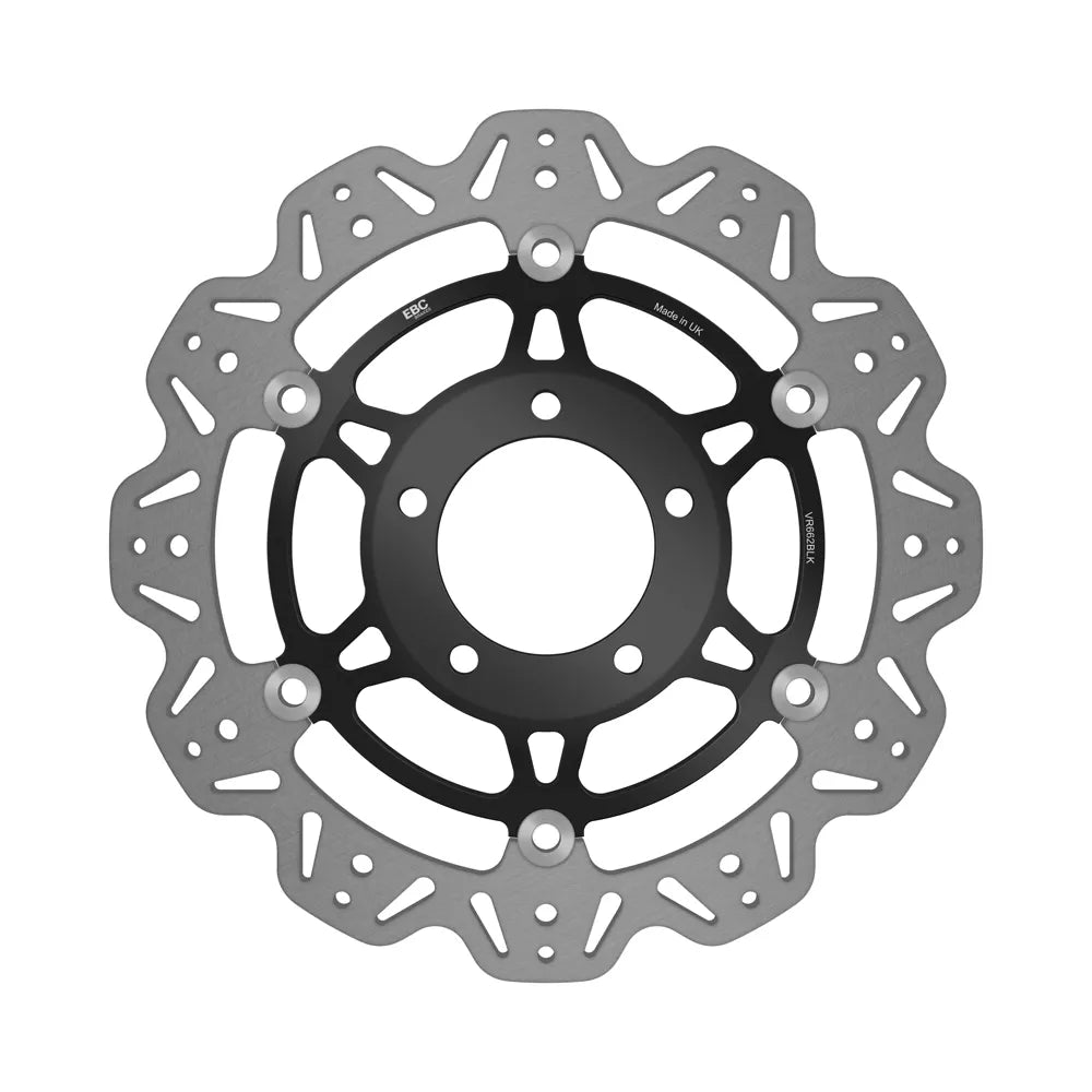 EBC 03-04 Triumph Hinckley Daytona 600 Front Left/Right Vee Floating Black Rotor