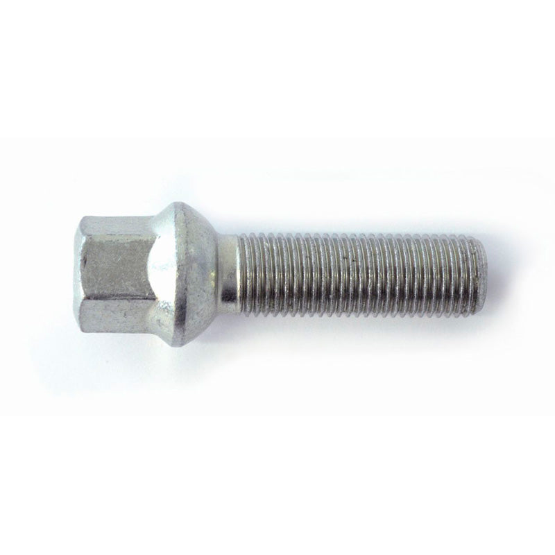 H&R Wheel Lug Bolt Round-Head R13 M14x1.50 - Length 35mm - Black ( e.g. VAG)