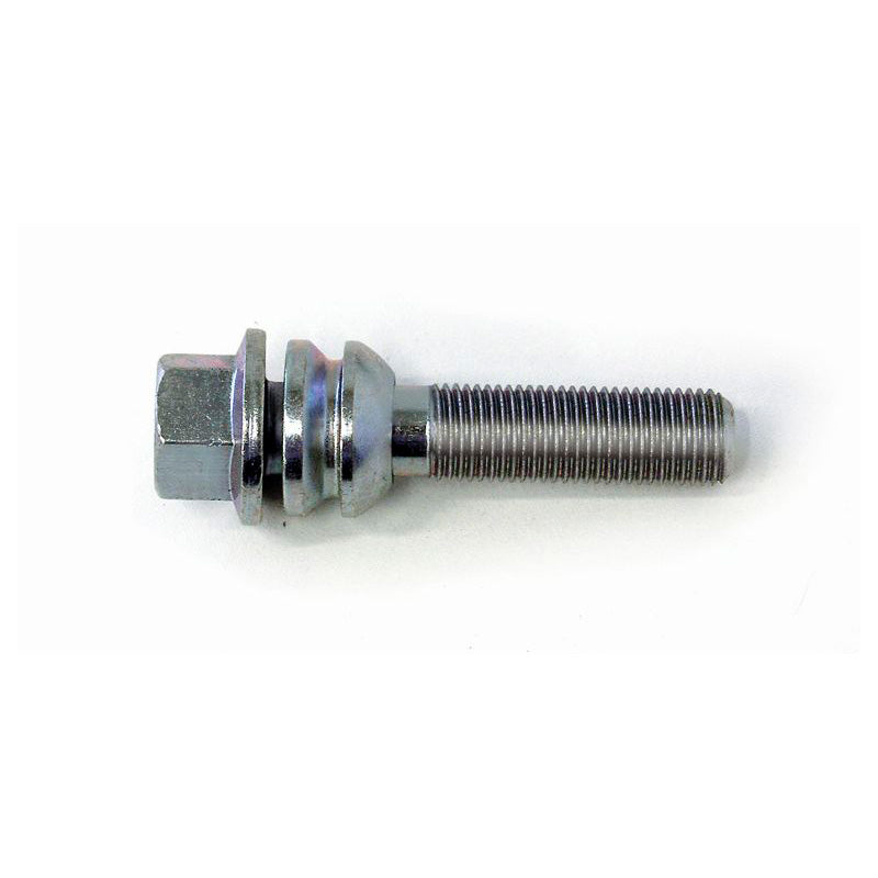 H&R Wheel Lug Bolt Round-Head with movable cone R14 M14x1.50 - Length 54mm - Black