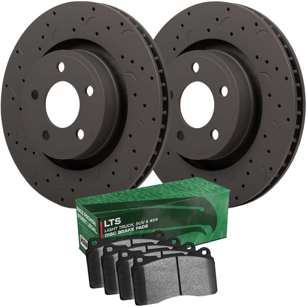 Hawk Performance HKC4474.555Y TALON BRAKE PAD + ROTOR KIT