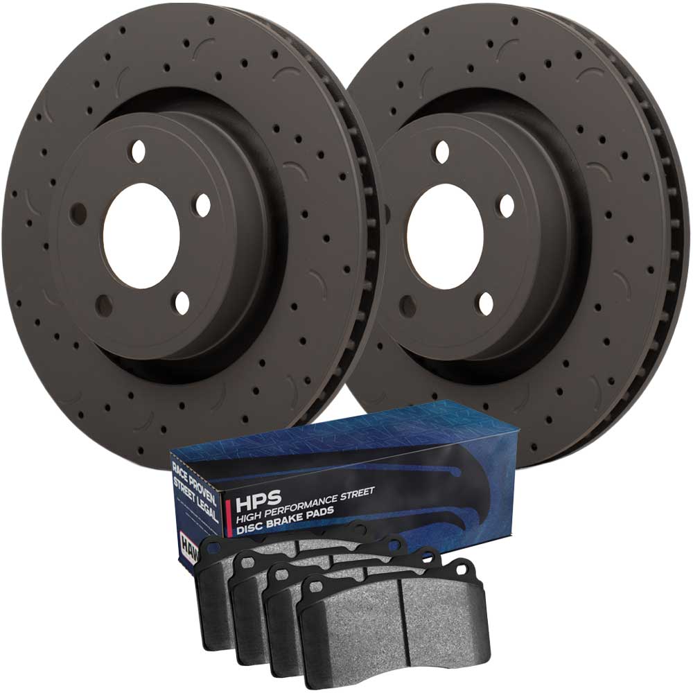 Hawk Performance HKC5259.499F TALON BRAKE PAD + ROTOR KIT