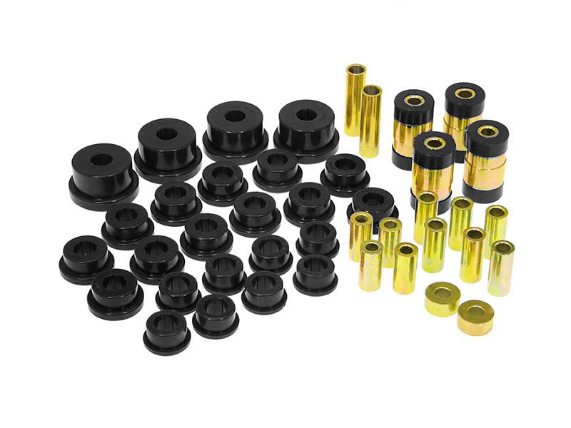 Prothane 13-301-BL Prothane 95-99 Mitsubishi Eclipse Rear Upper/Lower Control Arm Bushings - Black