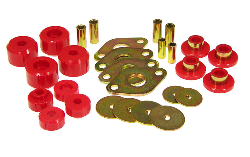 Prothane 18-103 Prothane 95-00 Toyota P/U 2/4wd Body Mount Kit - Red