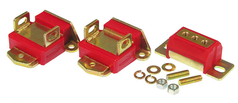 Prothane 7-1901 Prothane GM Motor & Trans Mount Kit - Red