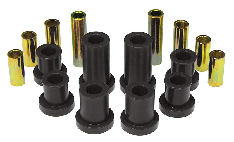 Prothane 7-243-BL Prothane 07-14 Chevy Silverado 2/4wd Upper/Lower Front Control Arm Bushings - Black
