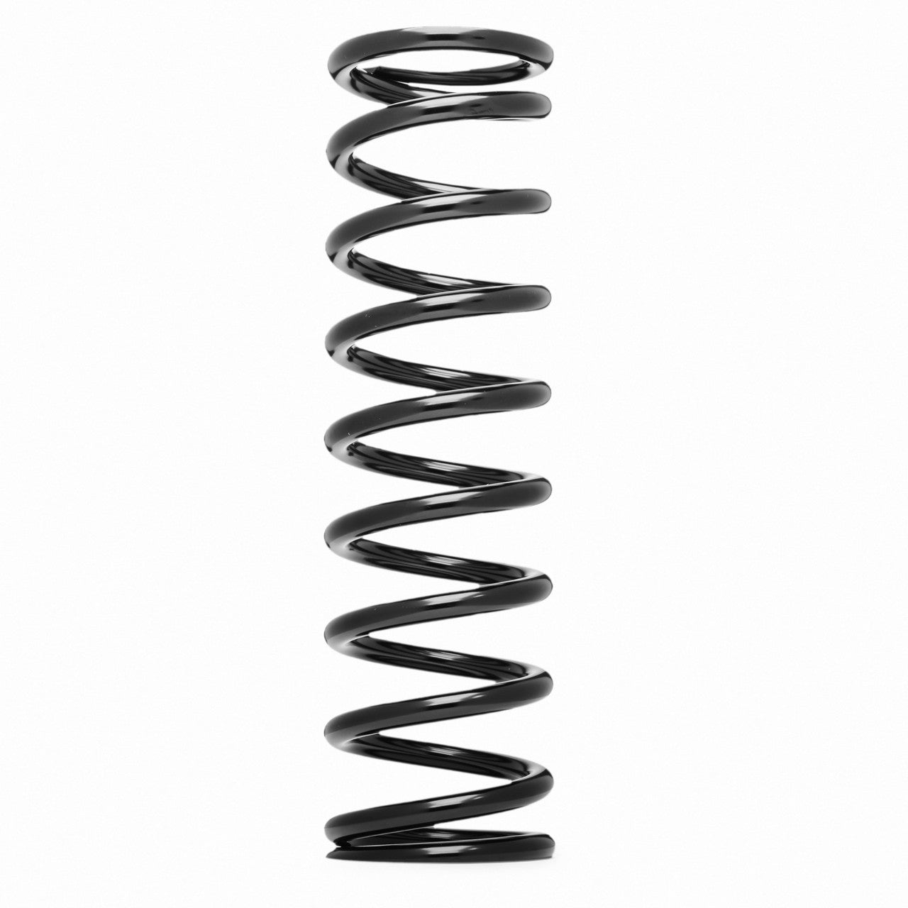 QA1 12HT600B High Travel Coil Spring 12in. 2-1/2in. ID 600lbs/in. Straight Black