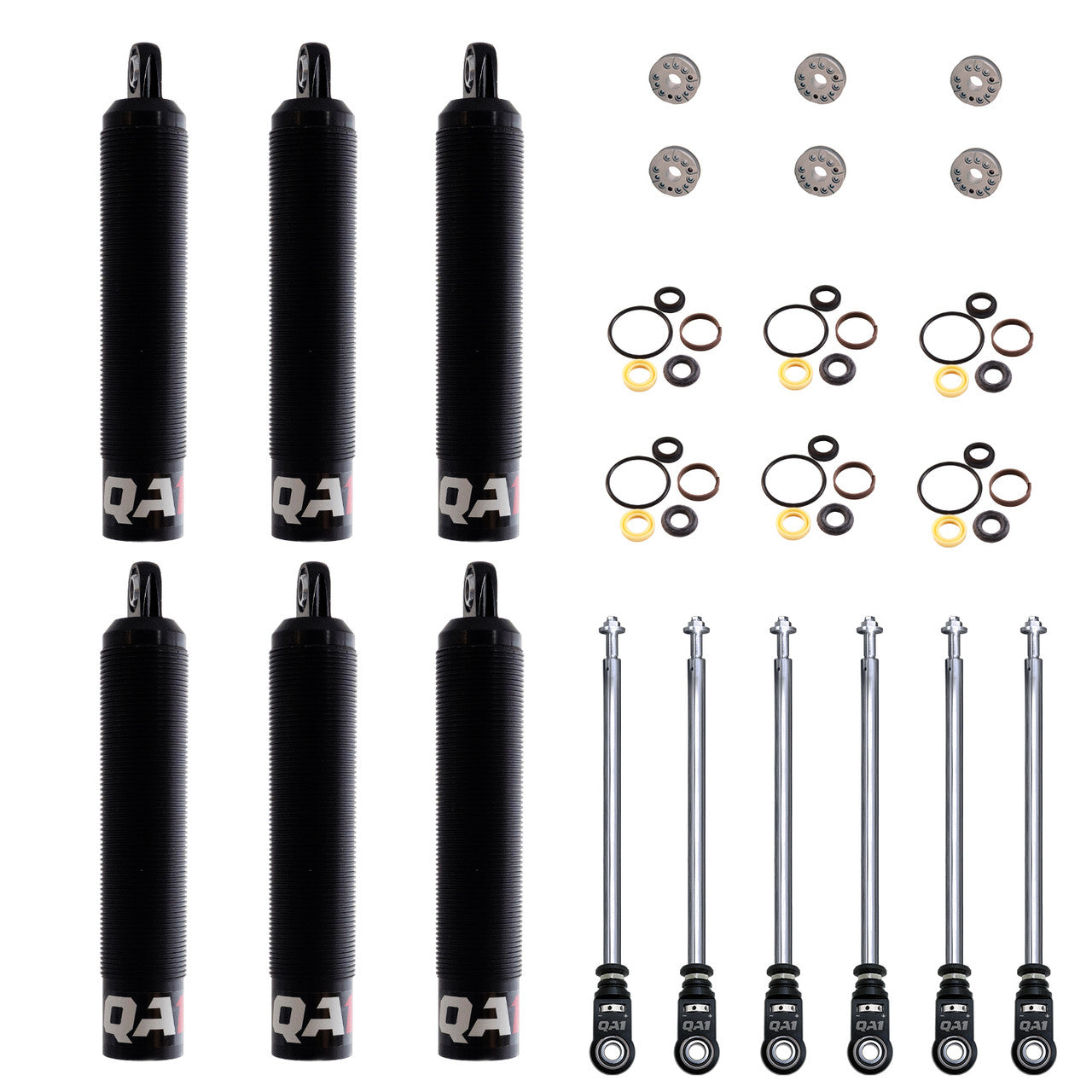 QA1 6Q5RLD-DRY-6PK 6Q Adjustable Dry Shock Six Pack Twin Tube 5in. Stroke Linear Digressive
