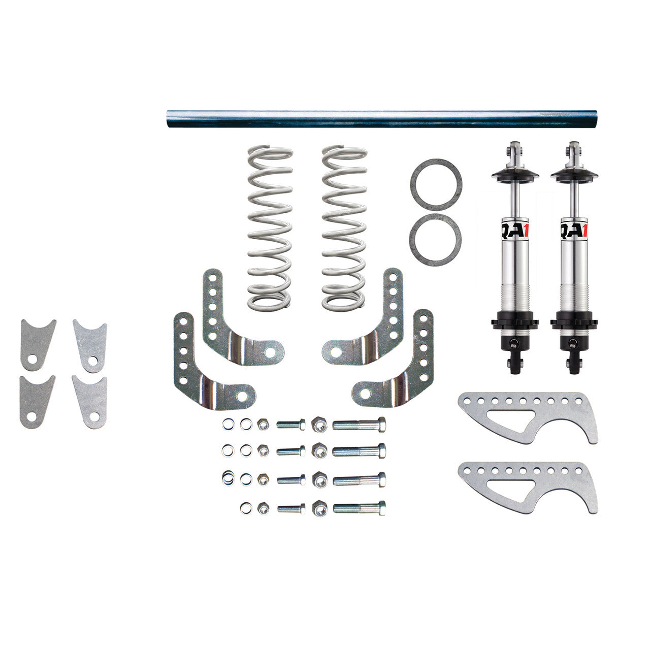 QA1 DS501-12130 Pro Rear Weld-In Coilover Kit Single Adjustable Shock 130lb/in. Spring for 3.00in. Axle Tube