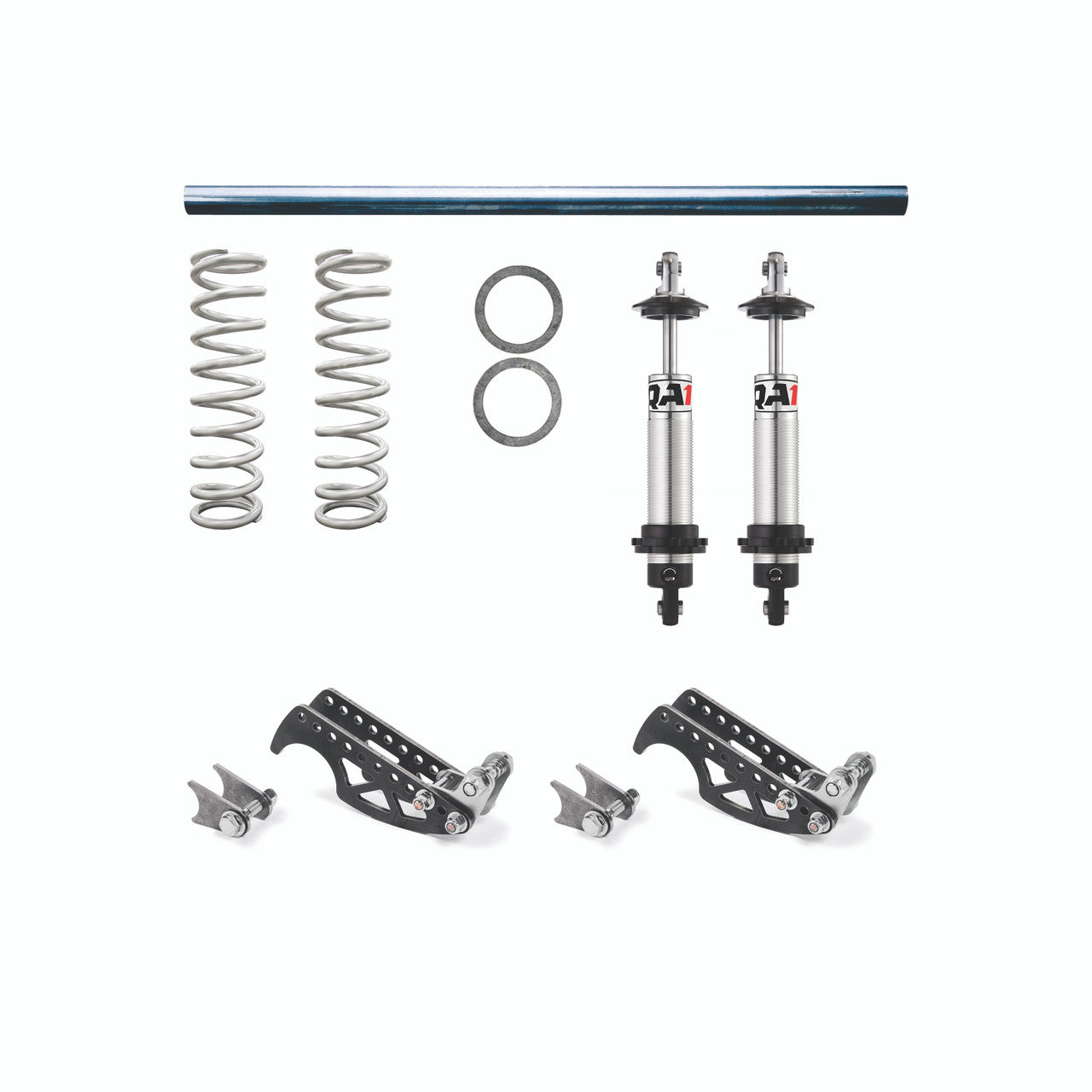 QA1 DS501-2501 HD Pro Rear Weld-In Coilover Kit Single Adjustable Shock 250lb/in. Spring for 3.25in. Axle Tube