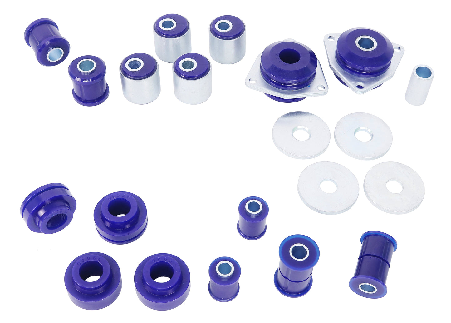 Front and Rear Radius Arm & Panhard Rod Caster Correction Bushing Kit