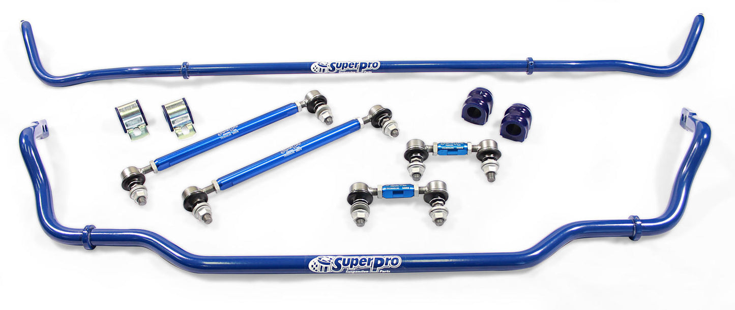 Front 24mm, Rear 18mm Adjustable Sway Bar and HD Adjustable End Link Set - Kia Stinger