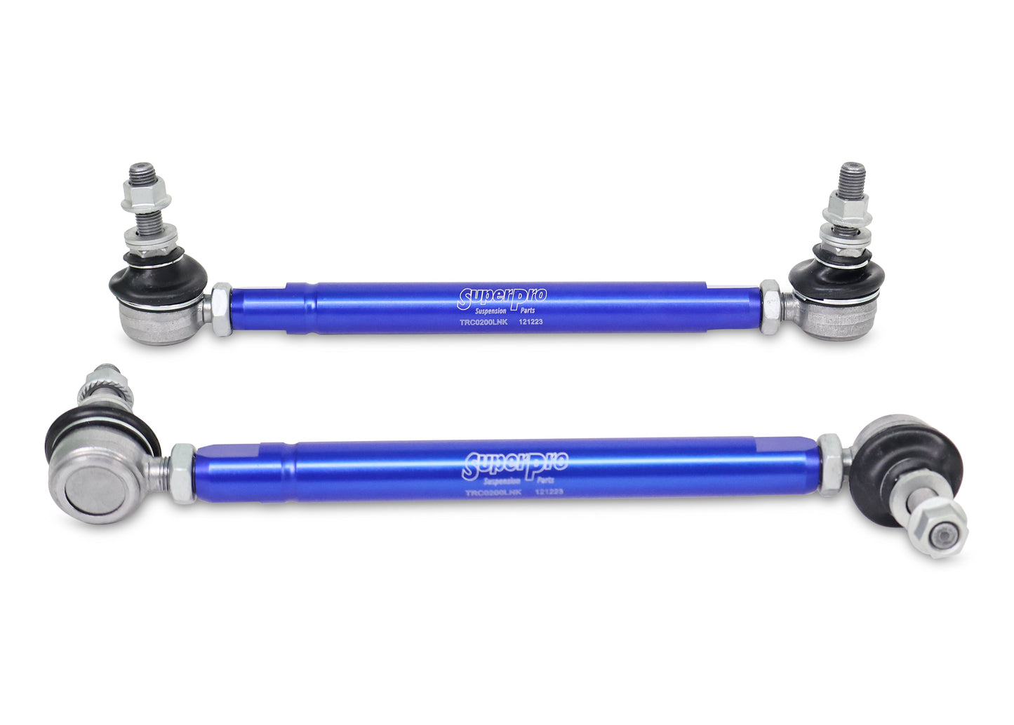 Front Sway Bar Link Kit - Heavy Duty Adjustable (254mm-305mm Length, 10mm Studs)