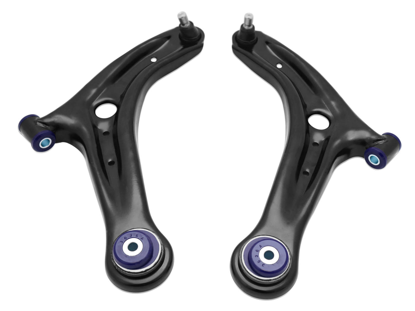 SuperPro Performance Lower Control Arm Set (+Caster)