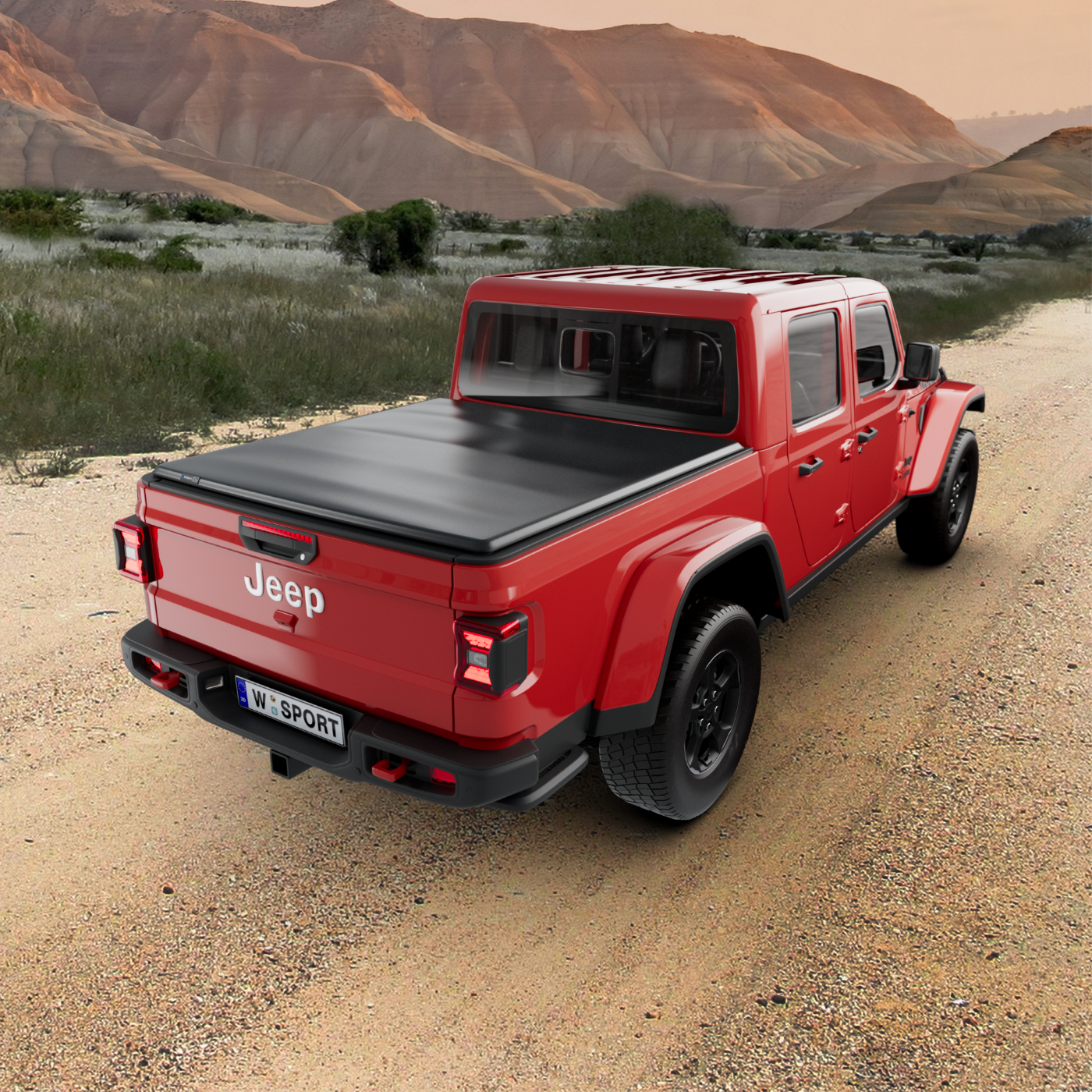 Worksport 29-2115 Tonneau Cover for Select Jeep Gladiators with 5' Beds