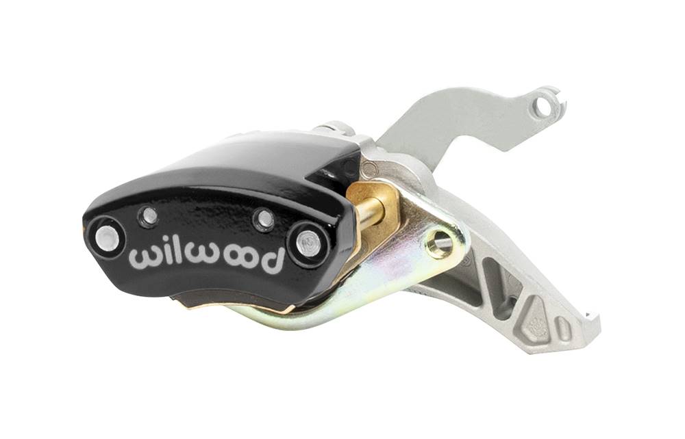 Wilwood 120-15484-BK Wilwood Caliper - MC4 Mechanical Right Hand - Black 1.19in Piston 1.10in Rotor - Black